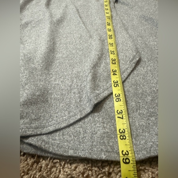 NWT Derek Heart Plus Sz 2X Gray Faux Wrap Knit Sweater Dress Long Sleeve - Picture 10 of 11